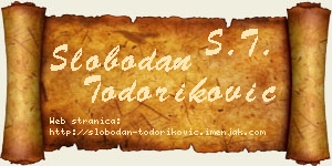 Slobodan Todoriković vizit kartica
